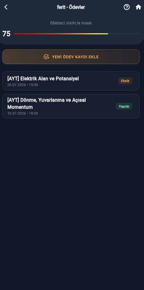 Ödev Takip